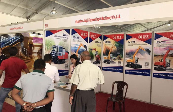 China Jing Gong construction manufacturer attends the CONSTRUCT2017 in Sri Lanka