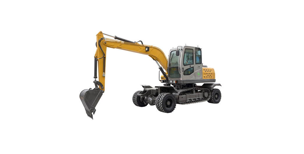 Jing Gong hot sale 100ZL 9.4 ton wheeled and crawler integrated excavator