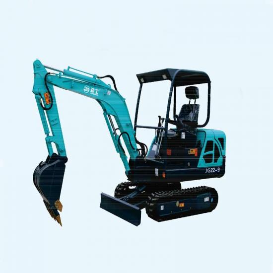 Jing Gong 22L 2 ton small rubber track excavator with imported hydraulic system