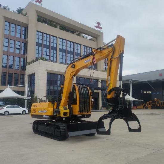 JG80L crawler type holding wood excavator