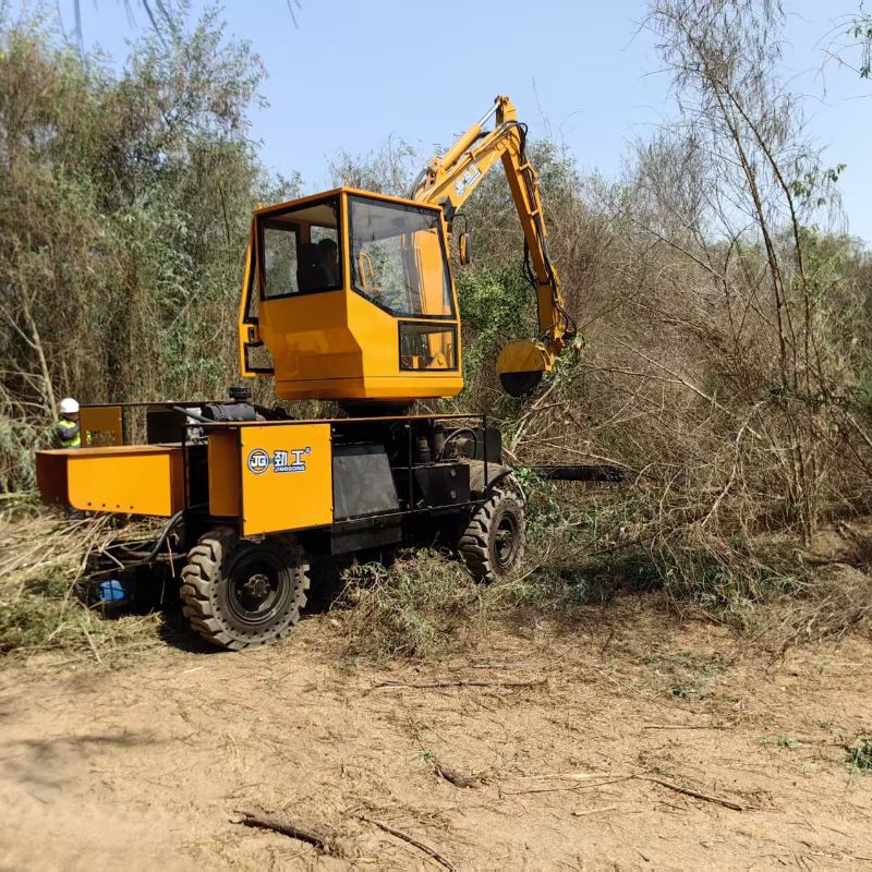 Egyptian customers praise: Bush excavator in the desert oasis - real work scene video shock release